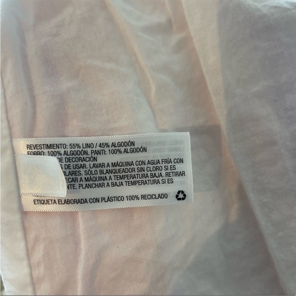 Linen blend baby dress. Size 12 Months - Picture 7 of 7